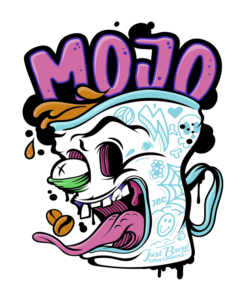 Some days you need a cup of coffee & some days you just need to get your Mojo back! Do both with this medium/dark roast!