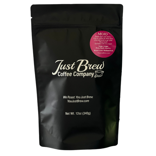 Some days you need a cup of coffee & some days you just need to get your Mojo back! Do both with this medium/dark roast!